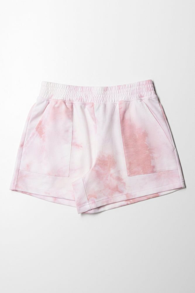 Tie Dye Shorts Lilac