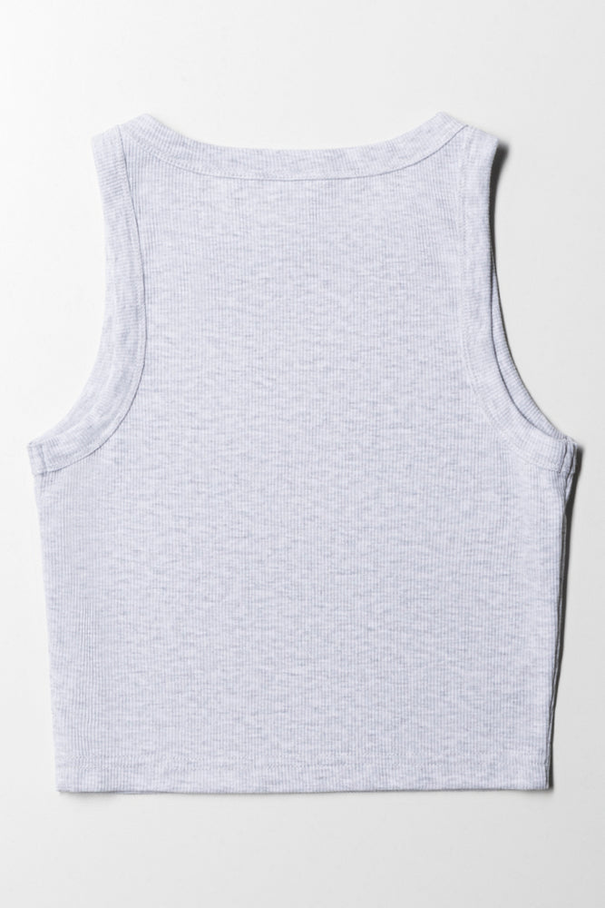 Rib Vest Grey (2)