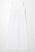 Lace Trim Jumpsuit White (2)