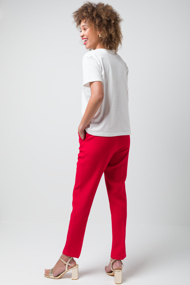 Paris Short Sleeve T-Shirt Red (2)