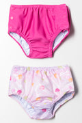 2 Pack Swim Nappies Pink