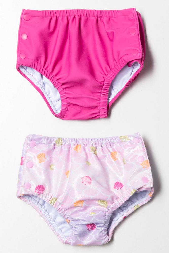 2 Pack Swim Nappies Pink