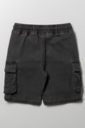 Cargo Denim Shorts Dark Grey (2)