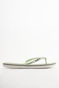 Diamante Flip Flop Green (1)