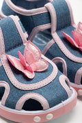 Denim Butterfly Sandals Blue (2)