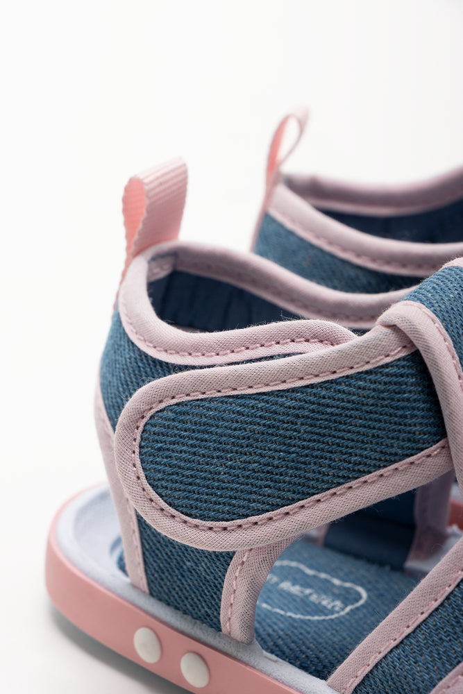 Denim Butterfly Sandals Blue (3)