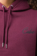 Cropped Hoodie Burgundy (3)