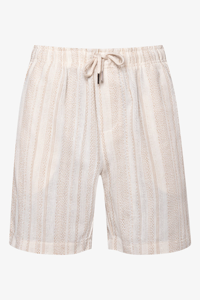 Textured Shorts Natural