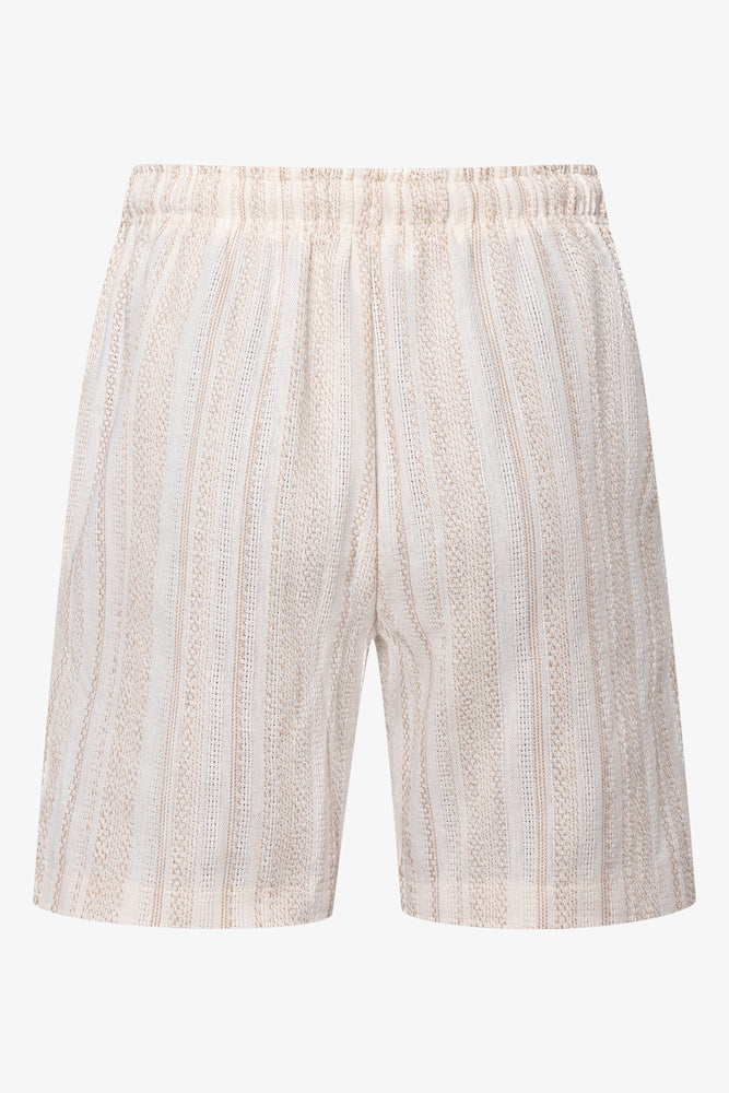 Textured Shorts Natural