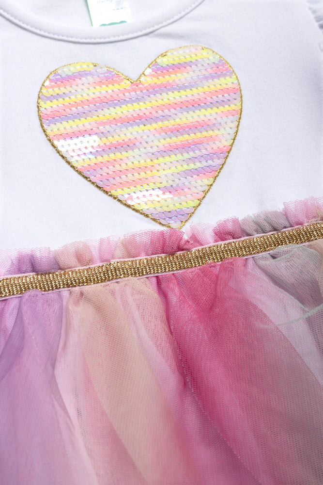 Dress with Ruffles Multicolour (1)