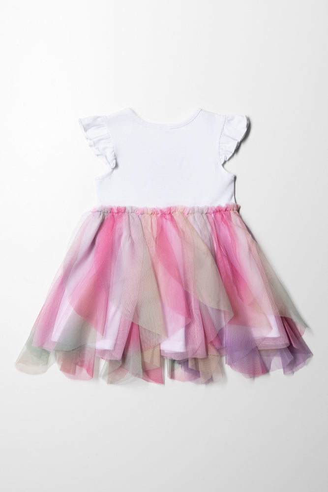 Dress with Ruffles Multicolour (2)