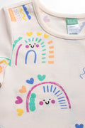 2 Pack Short Sleeve T-Shirts Blue & Cream (2)