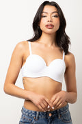 2 Pack Bonded Wings Multiway Bras White And Natural