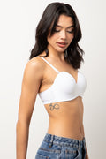 2 Pack Bonded Wings Multiway Bras White And Natural (2)
