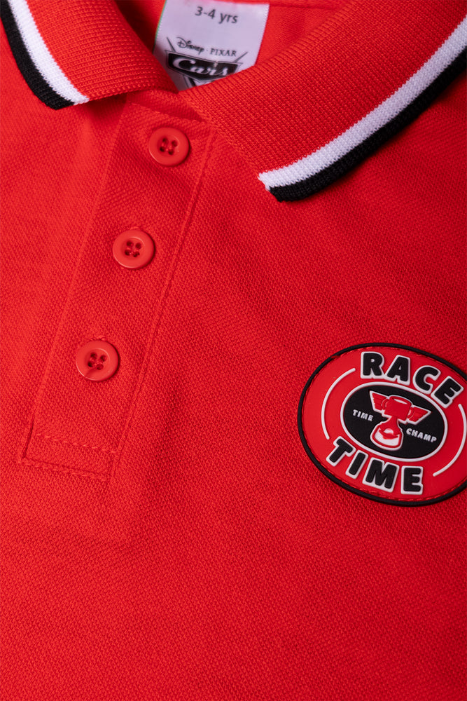 Cars Short Sleeve Golfer Red