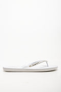 Diamante Flip Flop White (1)