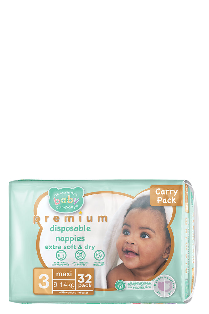 ABC Premium Maxi Nappies Size 3 32'S (1)