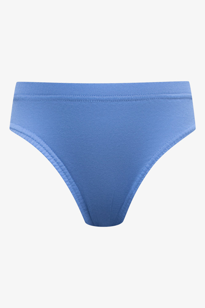 3 Pack Plain Briefs Blue (2)