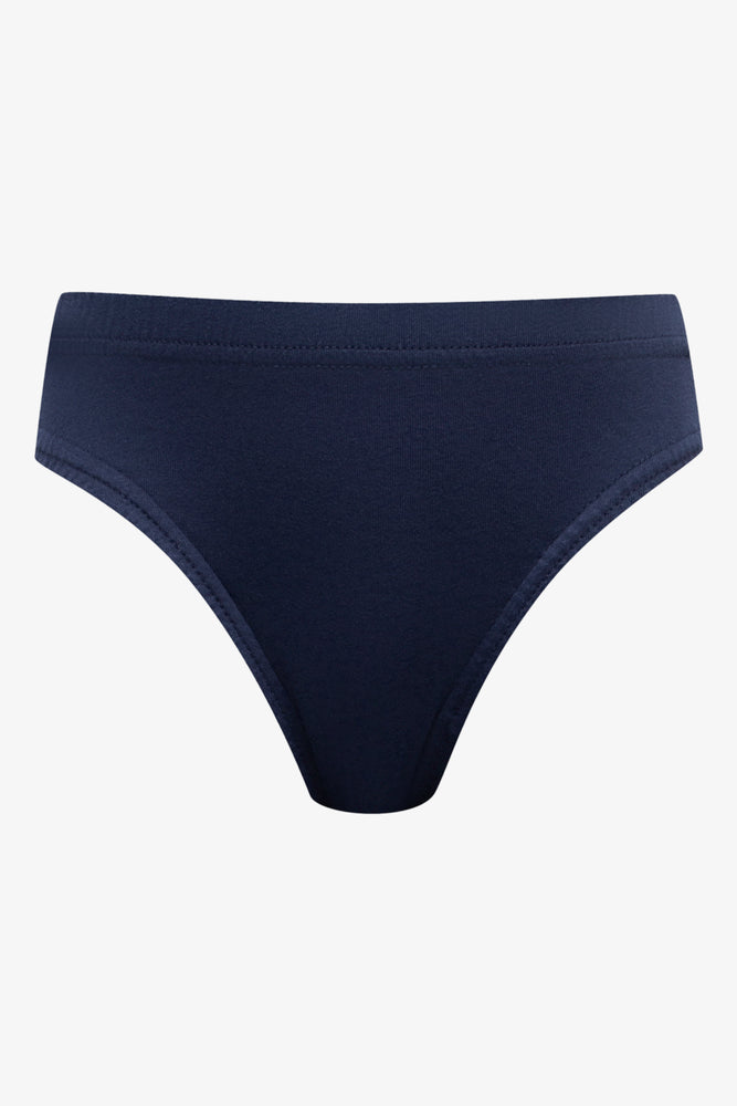 3 Pack Plain Briefs Blue (3)