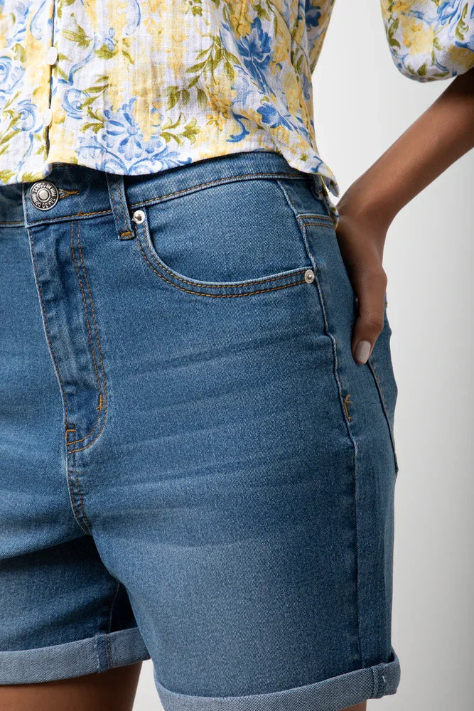 Denim Shorts Blue (4)