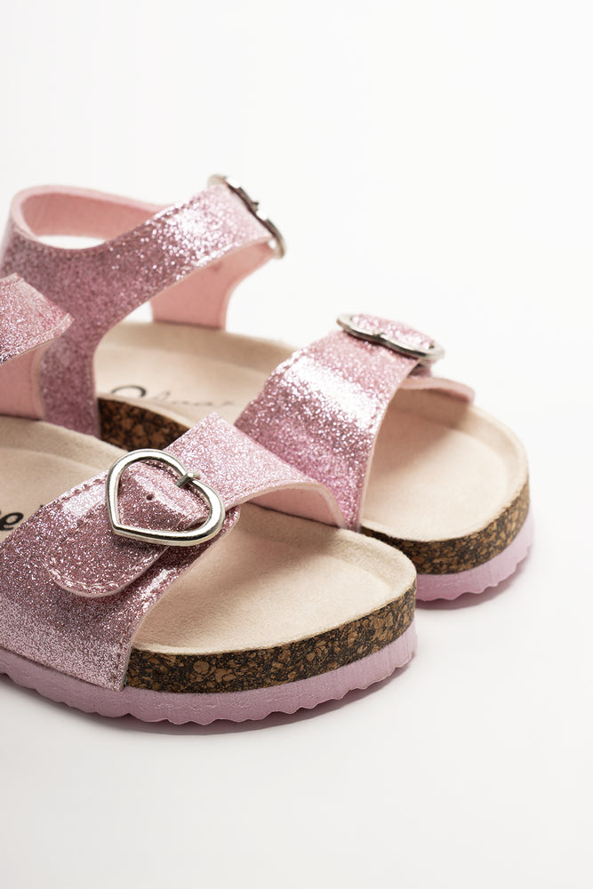 Glitter Sandals Pink (2)
