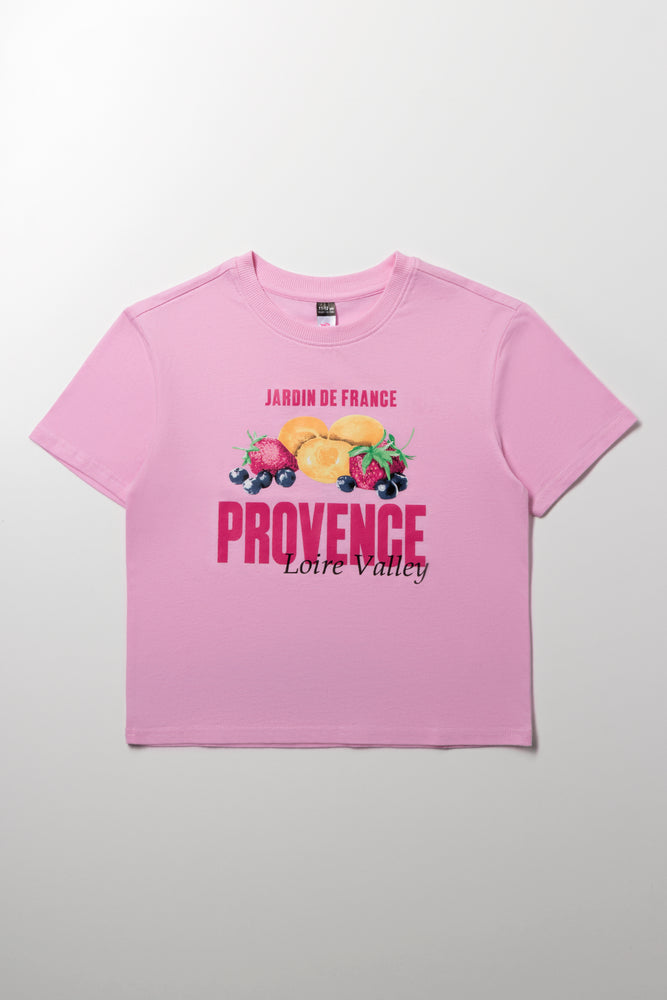 Short Sleeve T-Shirt Pink | Tops & T-Shirts | Ackermans