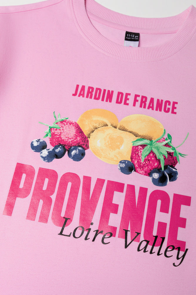 Short Sleeve T-Shirt Pink (1)