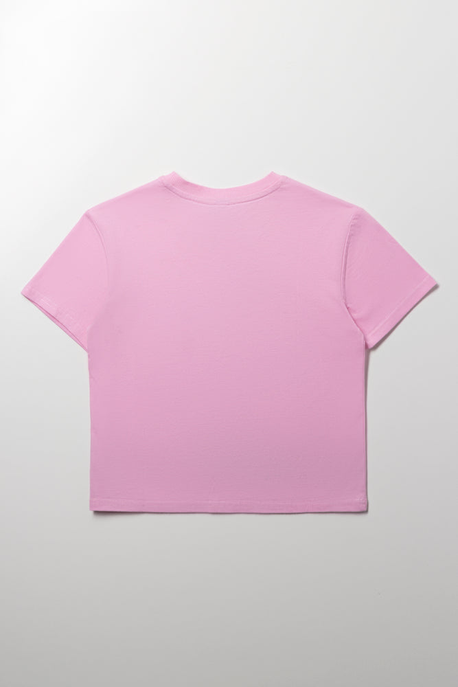 Short Sleeve T-Shirt Pink (2)