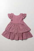 Tiered Dress Pink (2)
