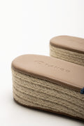 Wedge Mule Sandals Blue (3)