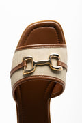 Trim Mule Sandals Natural (4)