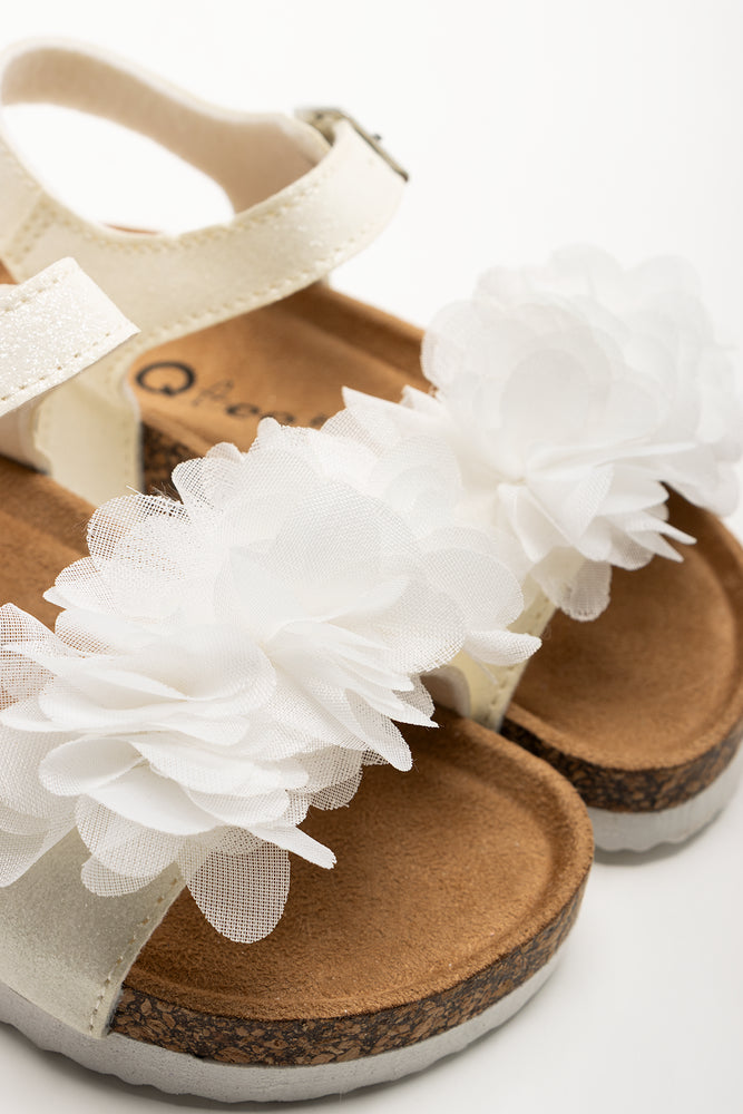 Flower Sandals White (2)