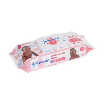Johnson's Baby Wipes 72 Pack
