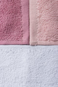 3 Pack Face Cloths Pink & White (1)