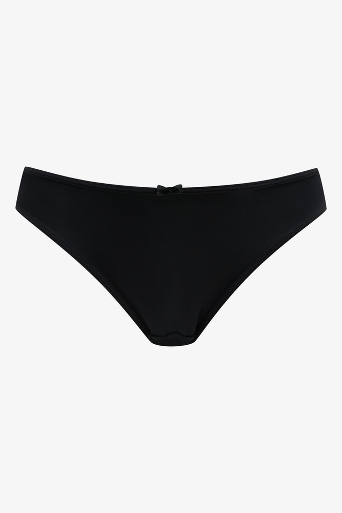 3 Pack Bikini Panties Black, Natural & Cream (1)