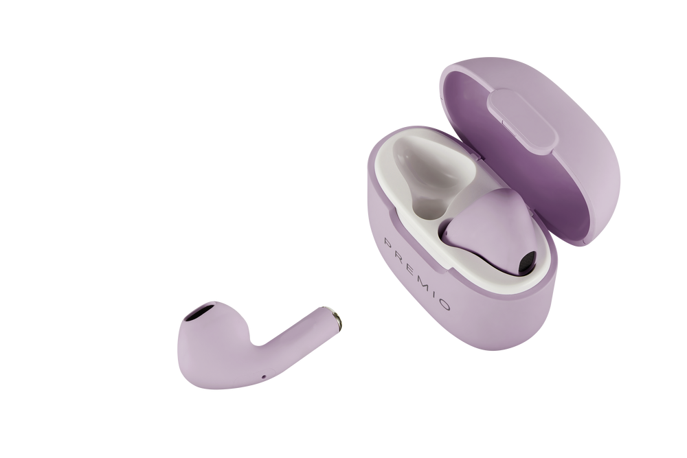 Premio V7 + Series True Wireless Earphones Lilac (3)