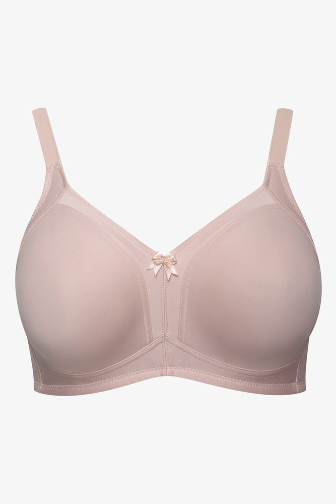 2 Pack Non Padded Wirefree Bra Pink & Grey (1)