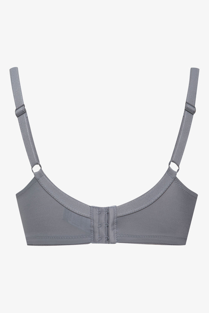 2 Pack Non Padded Wirefree Bra Pink & Grey (3)
