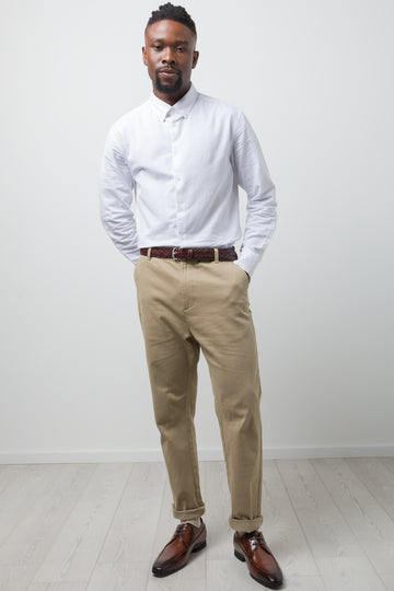 Slim Fit Chino Pants Natural