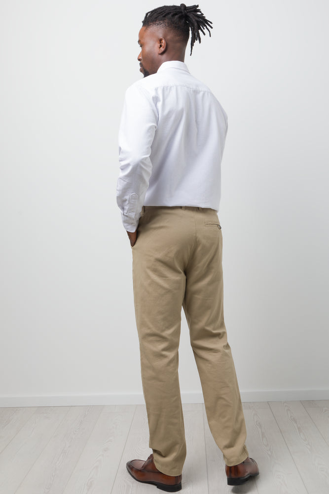 Slim Fit Chino Pants Natural (3)