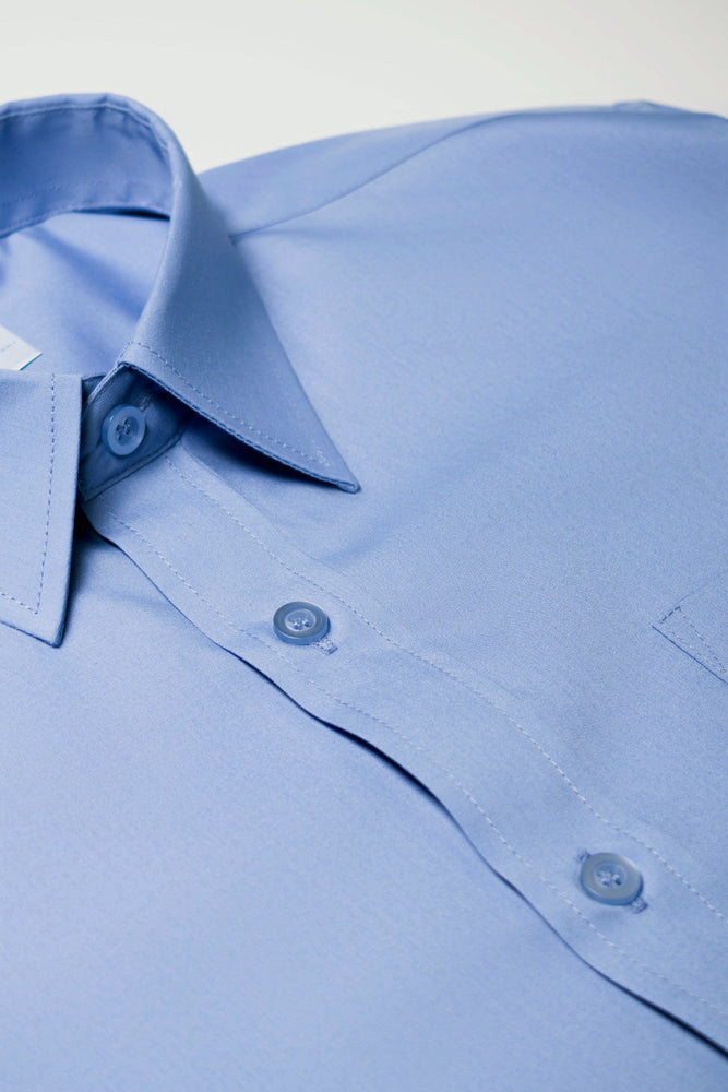 Primary School Long Sleeve Shirt Blue (2)