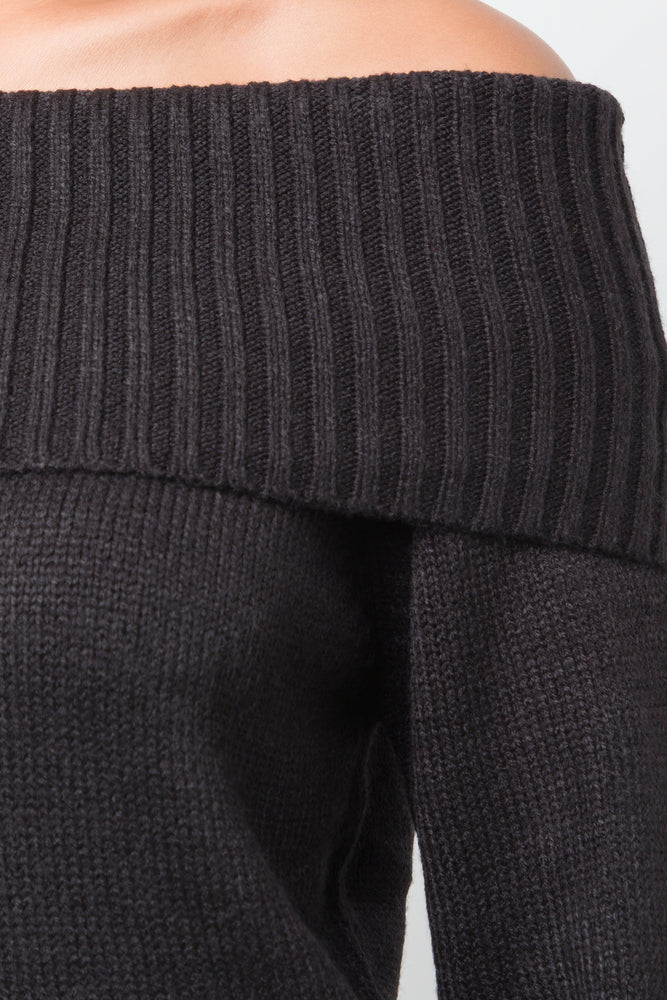 Off The Shoulder Jersey Black (3)