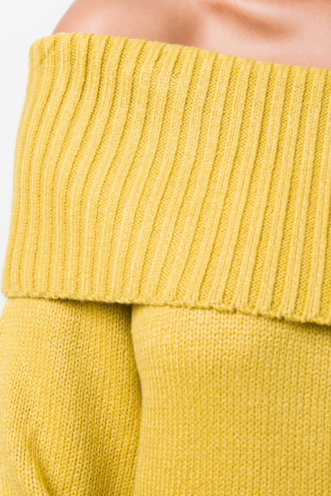 Off The Shoulder Jersey Yellow (3)