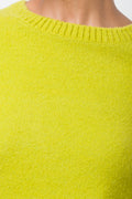 Rib Crew Neck Jersey Yellow (3)