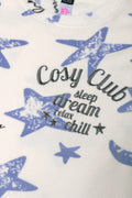 Cozy Club Pyjama Set Cream (1)