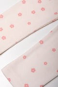 Shaggy Fleece Crew Neck And Leggings Set Pink (2)