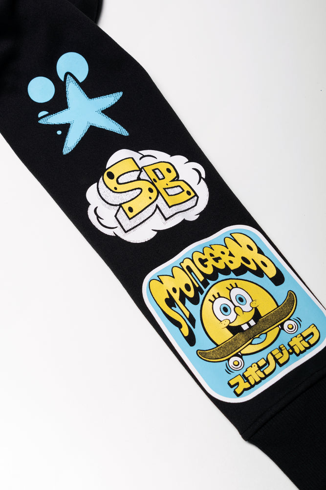 Spongebob Hoodie Black (3)