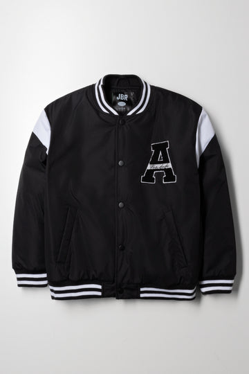 Baseball Jacket Black And White