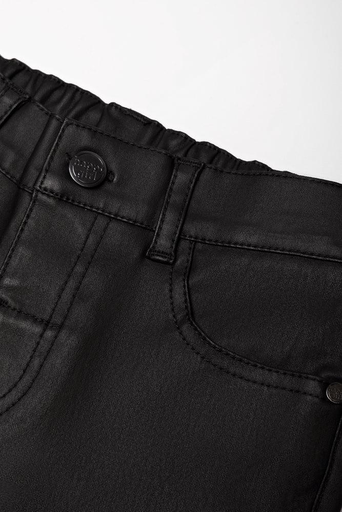Coated Skinny Jean Black (1)