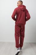Hooded Zip Through Tracktop Rust (2)